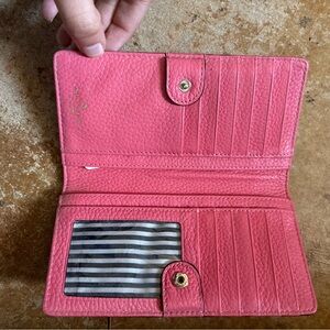 Kate Spade Leather Accordion Wallet - Women